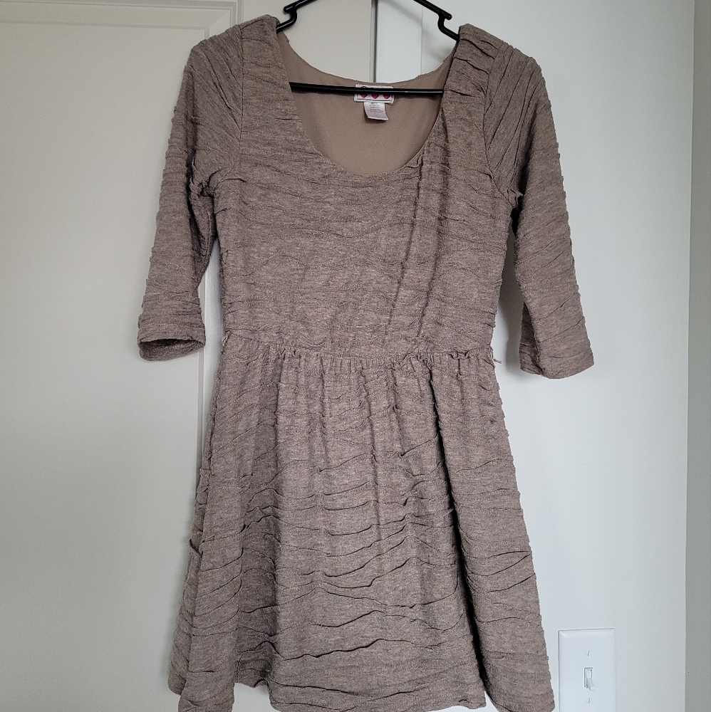 Taupe Mini Dress
